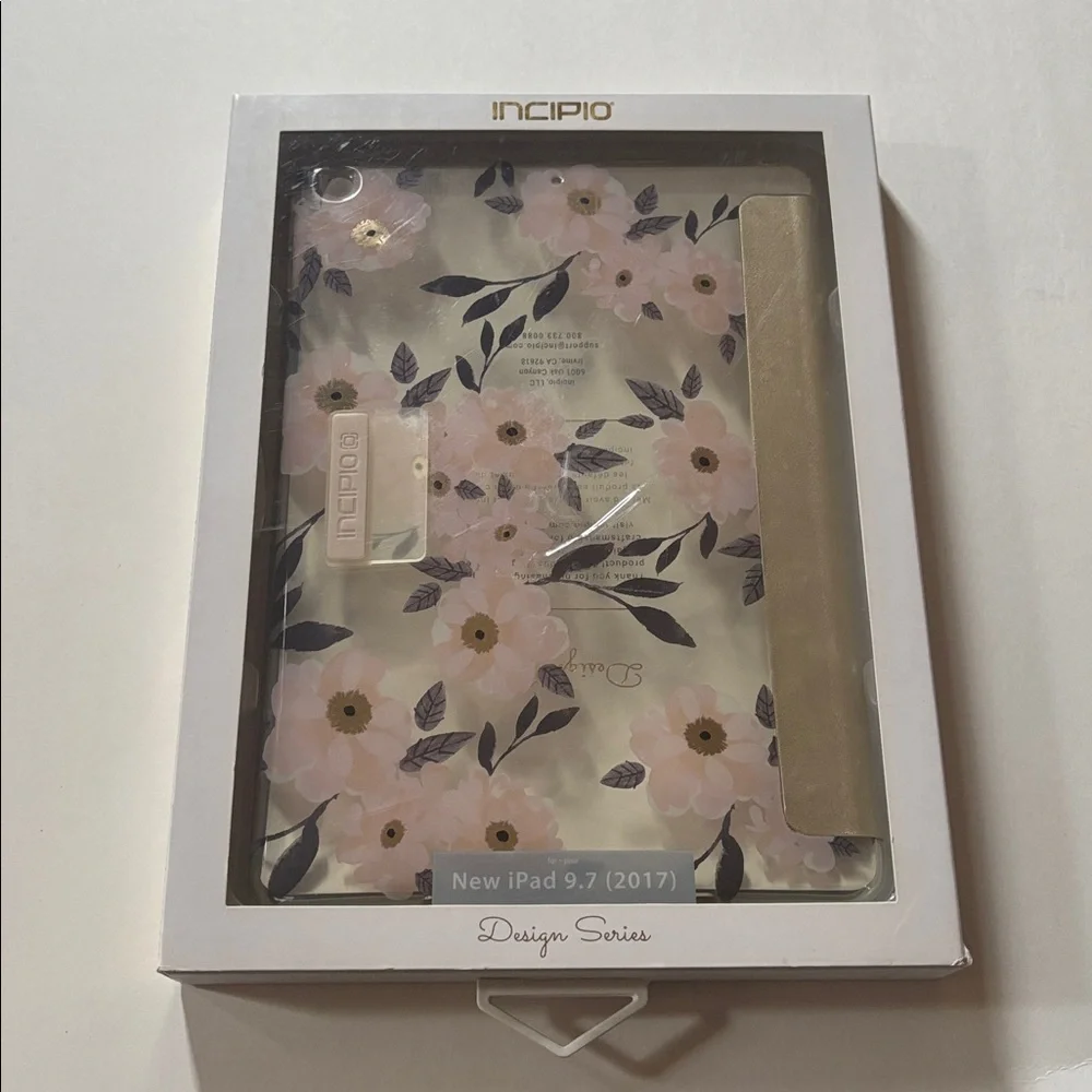 Incipio Design Series | Gold & Floral Design New iPad 9.7 2017 Girly Work Vibes